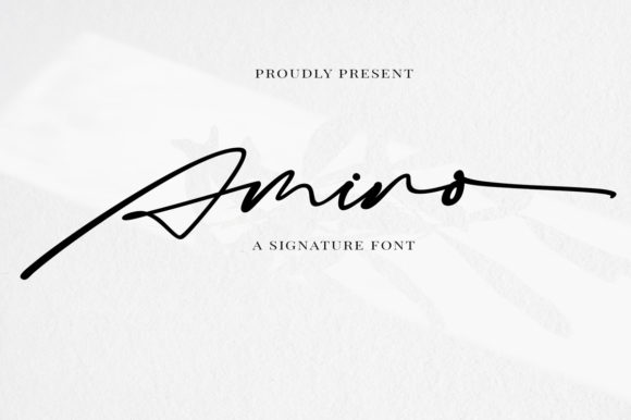 Amino: A Stylish Script Font for Modern Branding