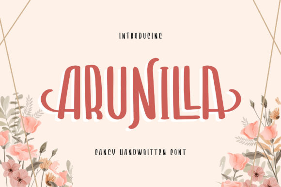 Arunilla: A Modern Handwritten Font for Web Design