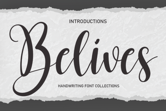 Belives: A Romantic Script Font for Polished Branding
