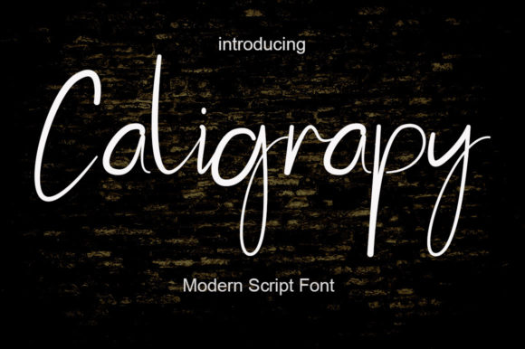 Caligrapy: The Script Font for Polished Brand Identity