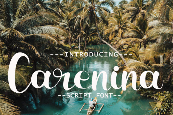 Carenina: A Modern Script Font for Web Design