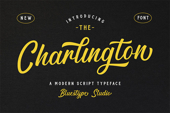 Charlington: A Playful Script Font for Editorial Design