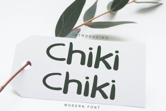Chiki Chiki: A Handwritten Font for Your Brand