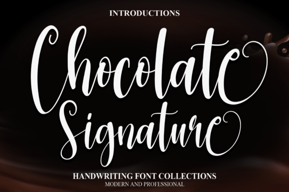 Chocolate Signature: A Handwritten Font for Makers