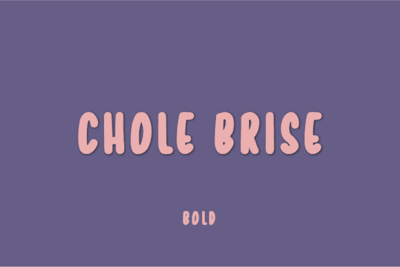 Chole Brise: A Natural Handwritten Font for Branding