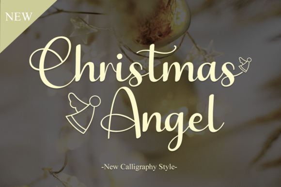 Christmas Angel: A Refined Script Font for Editorial Design