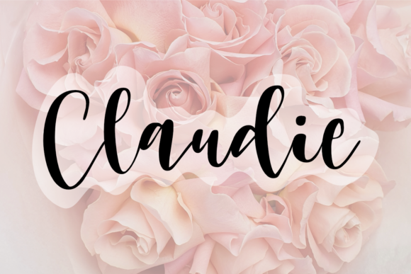 Claudie: A Romantic Handwritten Font for Editorial Design