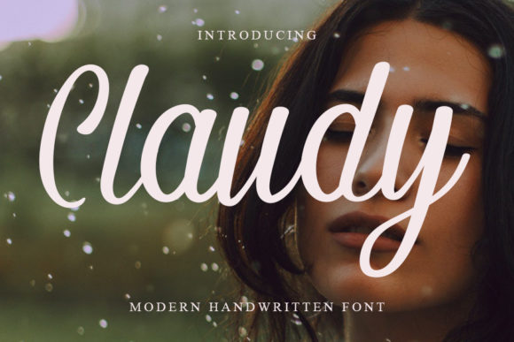 Claudy: A Versatile Handwritten Font for Crafters