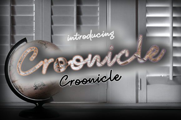Croonicle: A Bold Script Font for Modern Web Design