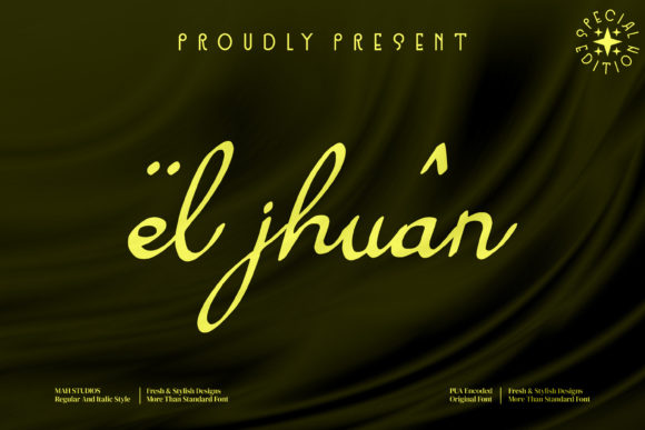 El Jhuan: The Handwritten Font for Modern Marketing