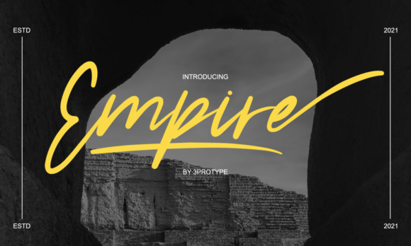 Empire: A Premium Script Font for Branding