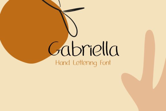 Gabrialla: A Whimsical Handwritten Font for Makers