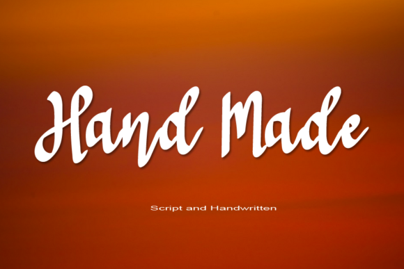 Hand Made: A Romantic Script Typeface for Editorial Design