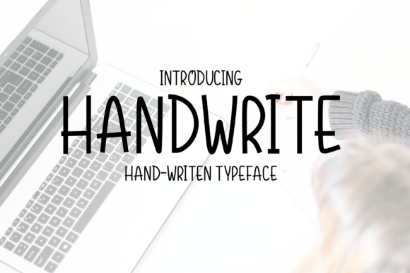 Handwrite: A Charming Handwritten Font for Web Design