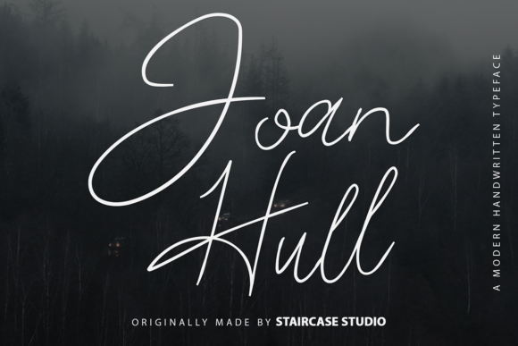 Joan Hull: A Modern Script Font for Branding