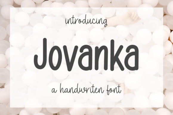 Jovanka: A Handwritten Font for Authentic Branding