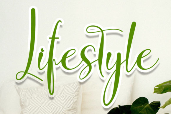 Lifestyle: A Modern Script Font for Web Design