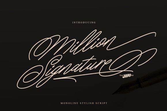 Million Signature: A Premium Handwritten Font for Branding