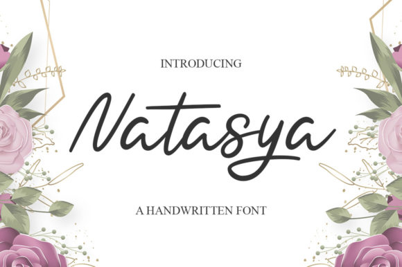 Natasya: A Refined Script Font for Modern Web Design