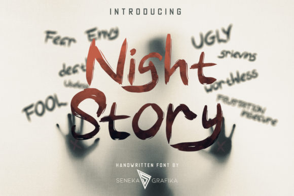 Night Story: A Dark Handwritten Font for Campaigns