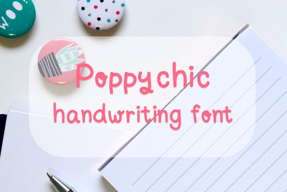 Poppychic: A Handwritten Font for Authentic Branding