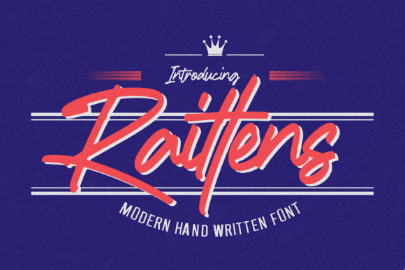 Raittens: A Modern Handwritten Font for Branding