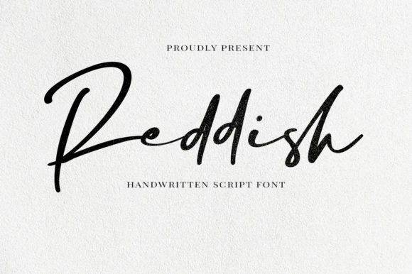 Reddish: An Elegant Handwritten Font for Crafters