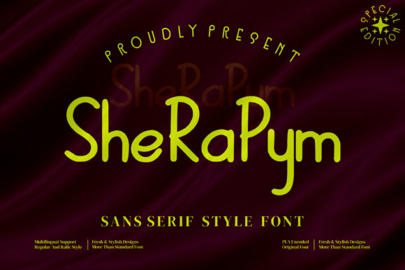 Sherapym: The Clean Sans Serif Font for Campaigns