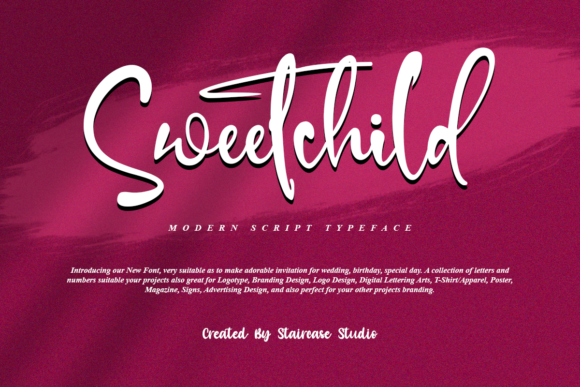 Sweetchild: A Refined Script Font for Crafters