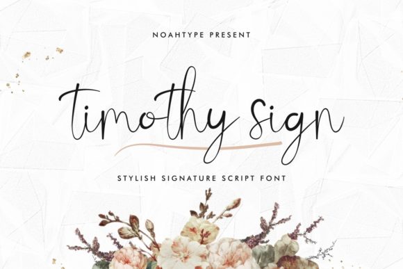 Timothy Sign: The Elegant Script Font for Marketers