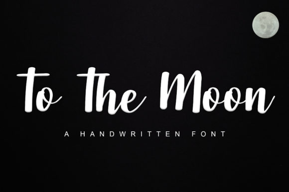 To the Moon: A Playful Script Font for Web Design